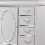 Commode Acme Furniture Estrella 36 po, fini blanc