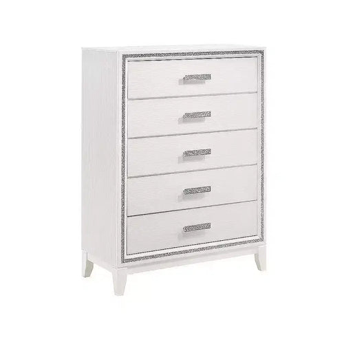 Commode Haiden 35 po, fini blanc, par Acme Furniture