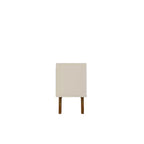 Manhattan Comfort Meuble TV Marcus Mid-Century Moderne 4 Étagères pour TV jusqu'à 70" Beige - Manhattan Comfort : Meuble console multimédia avec rangement
