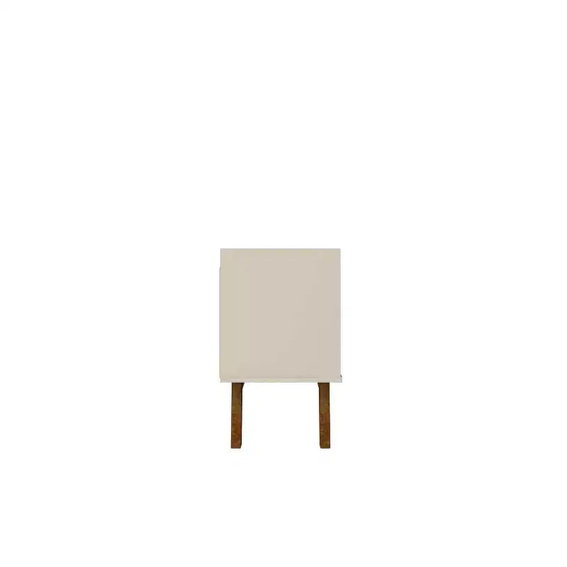 Manhattan Comfort Meuble TV Marcus Mid-Century Moderne 4 Étagères pour TV jusqu'à 70" Beige - Manhattan Comfort : Meuble console multimédia avec rangement