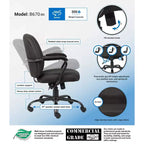 Fauteuil de bureau intensif noir - Boss Office Products