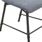 Chaise de bureau Brantley 40,6 cm Tissu gris/Finition canon de fusil - Acme Furniture