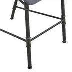 Chaise de bureau Brantley 40,6 cm Tissu gris/Finition canon de fusil - Acme Furniture