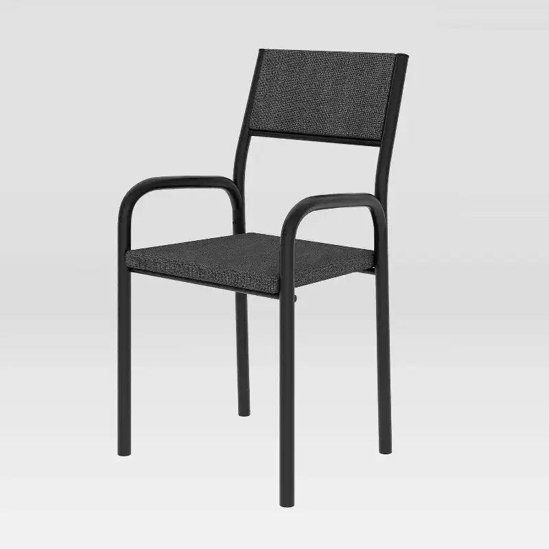 Chaise de bureau visiteur à structure métallique noire - Techni Mobili