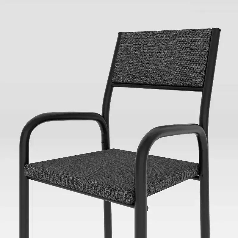 Chaise de bureau visiteur à structure métallique noire - Techni Mobili