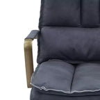 Chaise Tinzud Active Sitting 25" Cuir Gris - Acme Furniture : Conception Ergonomique, Cadre Métallique, Garantie de 60 Jours