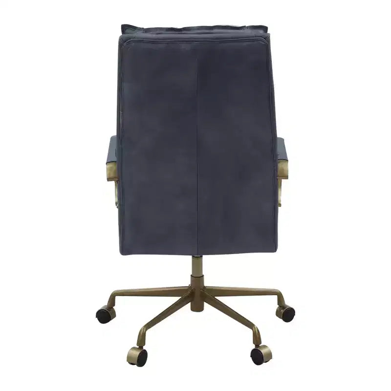 Chaise Tinzud Active Sitting 25" Cuir Gris - Acme Furniture : Conception Ergonomique, Cadre Métallique, Garantie de 60 Jours