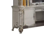 Bureaux Vendôme 89 po Fini perle antique - Meubles Acme : Bois composite, étagère de rangement ouverte, assemblage sans outils