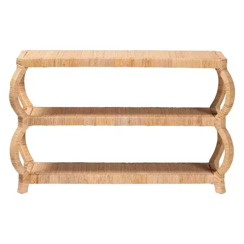 Console 3 Niveaux Dalida Rattan bali & pari Naturel