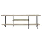 Manhattan Comfort 70.86" Celine Modern Sideboard Rustic Gray