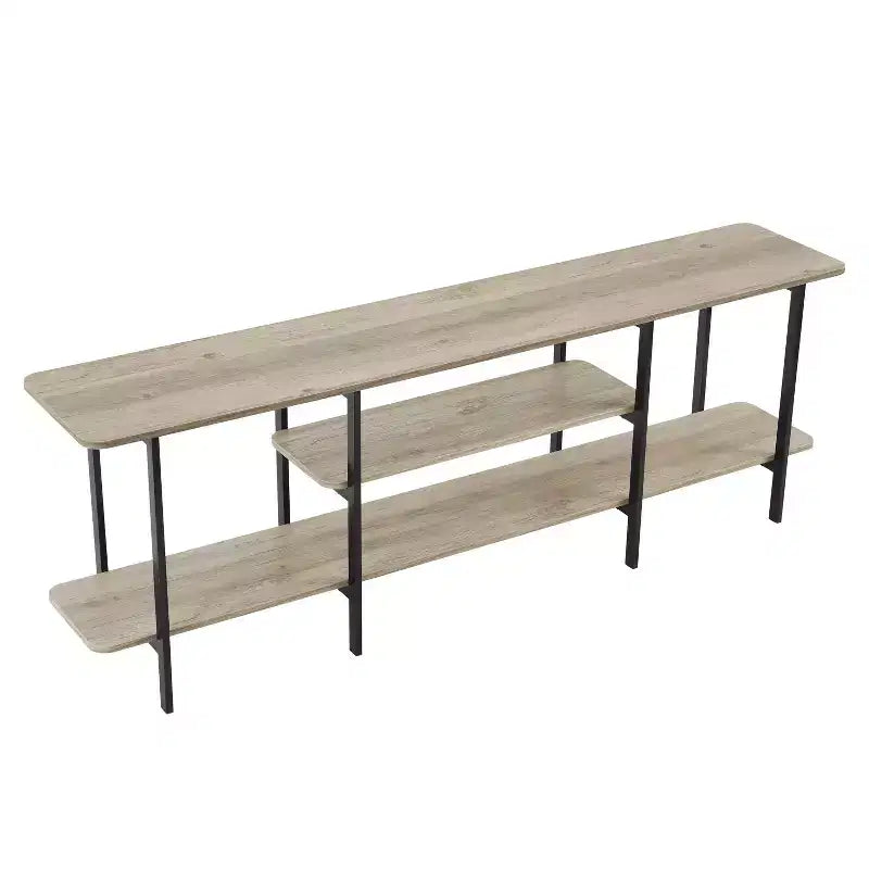 Manhattan Comfort Celine Bahut Moderne Gris Rustique 70.86"
