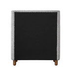 Tiroir de rangement décoratif Cleo 33" en Boucle grise - Meubles Acme : Fini Boucle, 5 tiroirs, Bois composite, Aucun assemblage requis