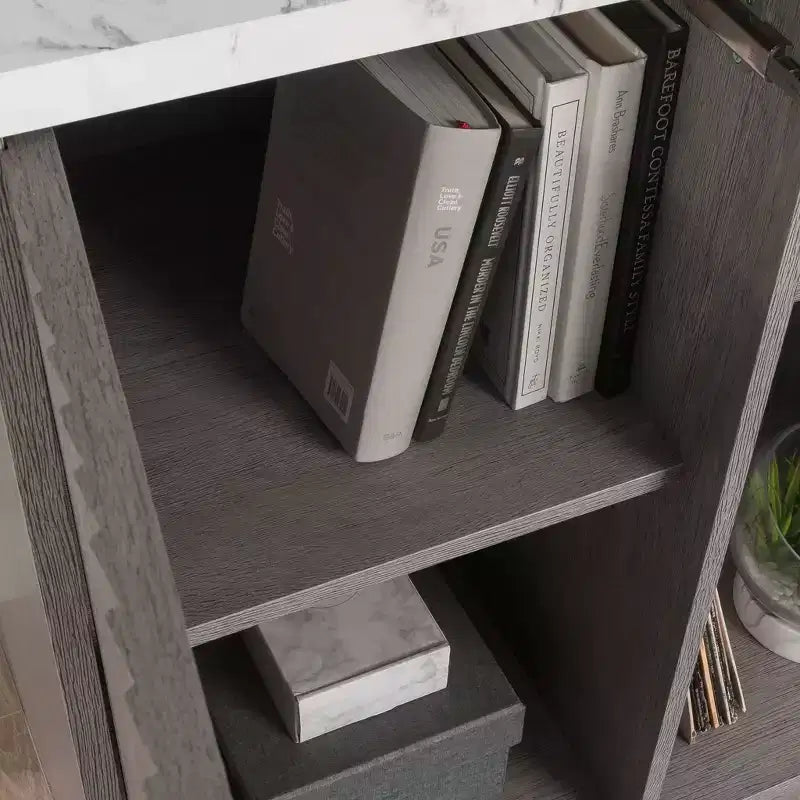 Meuble de rangement d'appoint Sauder East Rock chêne cendré