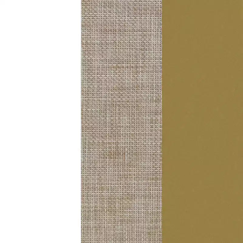 Nathan James Kova Meuble de rangement en rotin texturé Bois blanc : surface en chêne, cadre en métal, étagère fixe, hauteur 81 cm