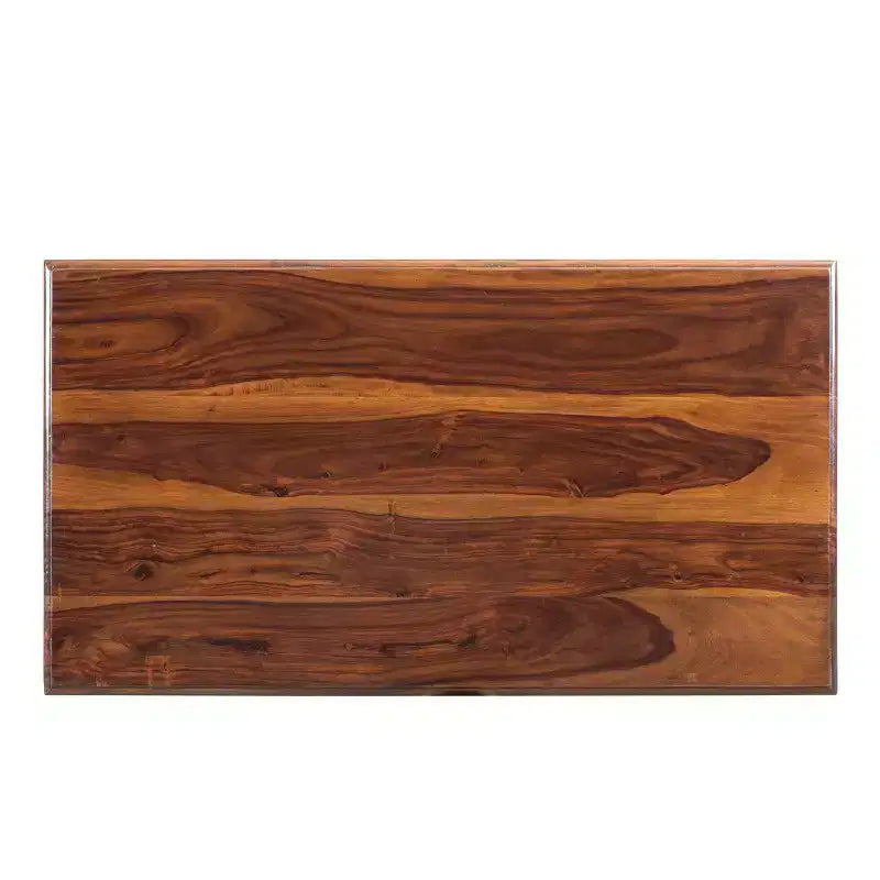 Table basse rustique Thakat fabriquée à la main - (16H x 43L x 24P) - Naturel - Timbergirl : Bois de rose indien massif, Entretien à sec