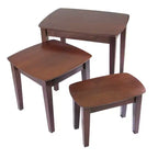 Ensemble de 3 tables gigognes Bradley - Noyer antique - Winsome