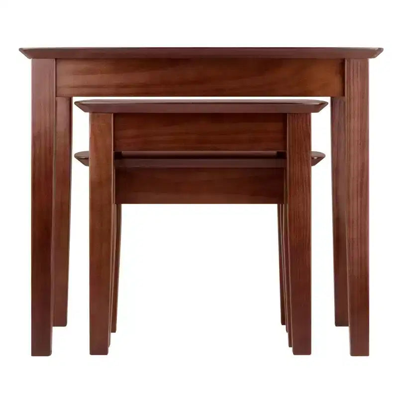 Ensemble de 3 tables gigognes Bradley - Noyer antique - Winsome