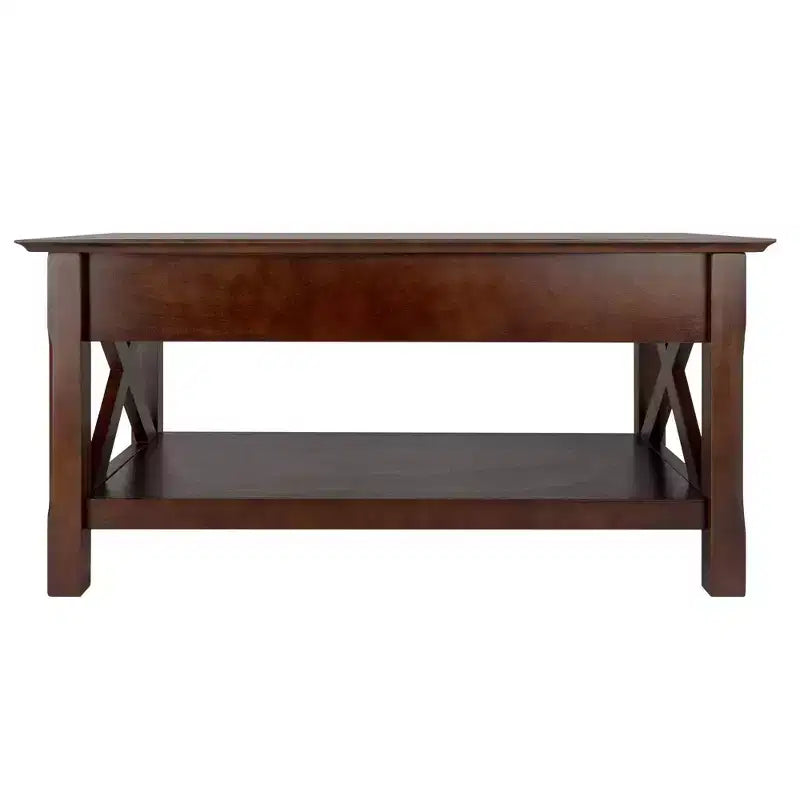 Table basse Xola avec 2 tiroirs - Cappuccino - Winsome