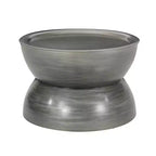 Christopher Knight Home Minkler Hourglass Coffee Table Brushed Antique Silver