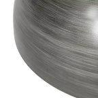 Table basse sablier Christopher Knight Home Minkler Argent antique brossé