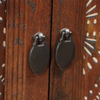 Meuble de rangement décoratif Viabella Curado Cherry - Sauder : Étagères réglables, Latéral, Style bohème