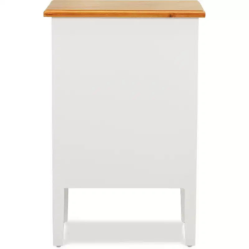 ClickDecor Martin Chevet Martin Blanc : Table de Chevet Moderne avec Tiroir, Aucun Assemblage Requis, Quincaillerie Anti-Basculement Incluse