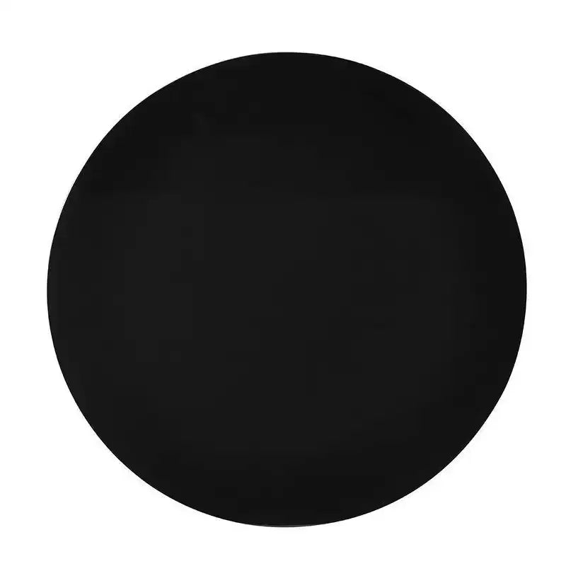 Table d'appoint Wallace noire - Finch : Pieds en métal géométriques et modernes, cadre en fer thermolaqué, aucun assemblage requis