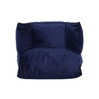 Fauteuil Poire Loubar Modern Velours Côtelé Accoudoirs Bleu Marine - Christopher Knight Home