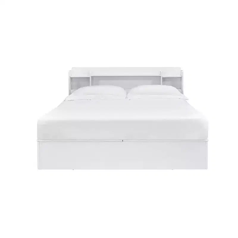 Lit Queen Perse 83 po, finition blanche – Acme Furniture