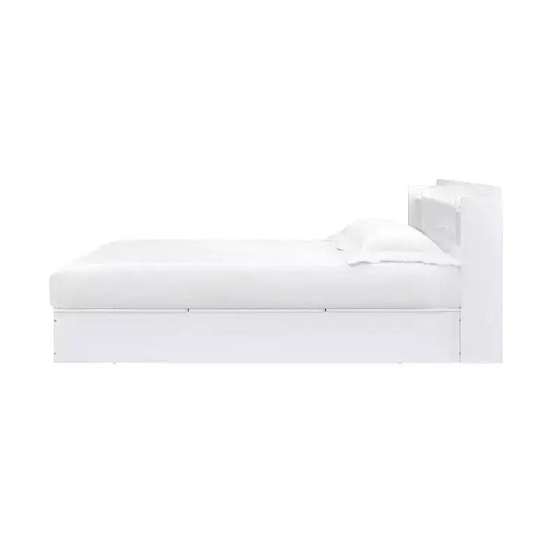 Lit Queen Perse 83 po, finition blanche – Acme Furniture