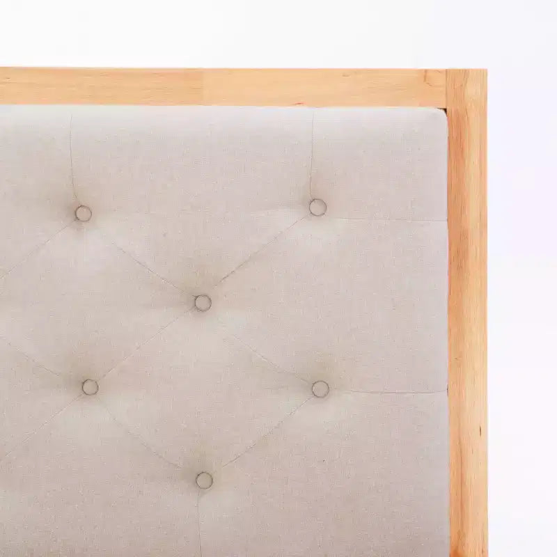 Lit queen-size Linon Reid Naturel