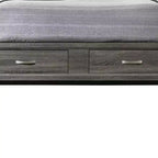 Grand lit 86" Valdemar Gris Patiné - Acme Furniture