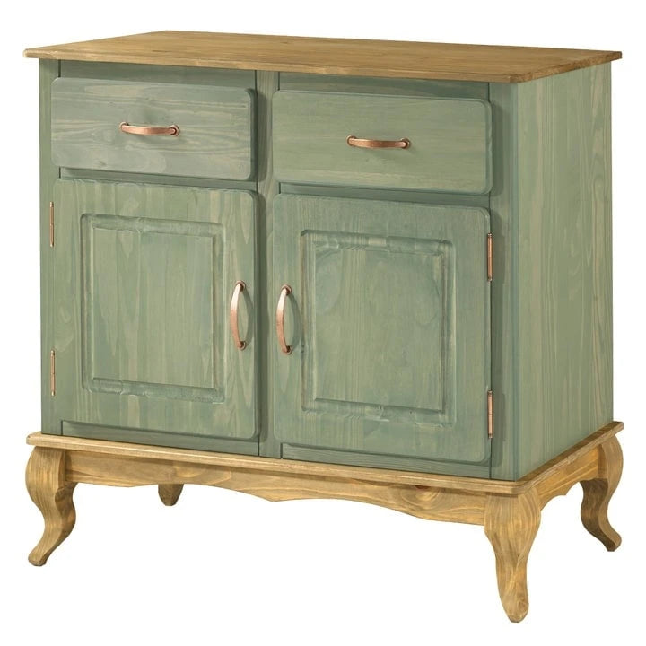 Buffet en bois vert