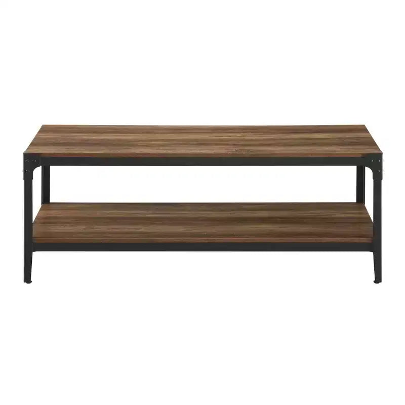 Table Basse Industrielle en Fer Angle Benny Urban - Saracina Home