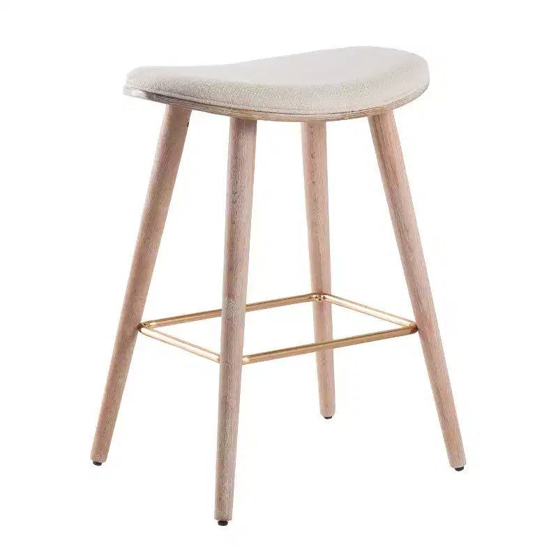 Lot de 2 tabourets de bar à hauteur de comptoir de 66 cm avec similicuir – LumiSource