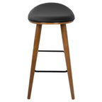 Lot de 2 tabourets de bar à hauteur de comptoir de 66 cm avec similicuir – LumiSource