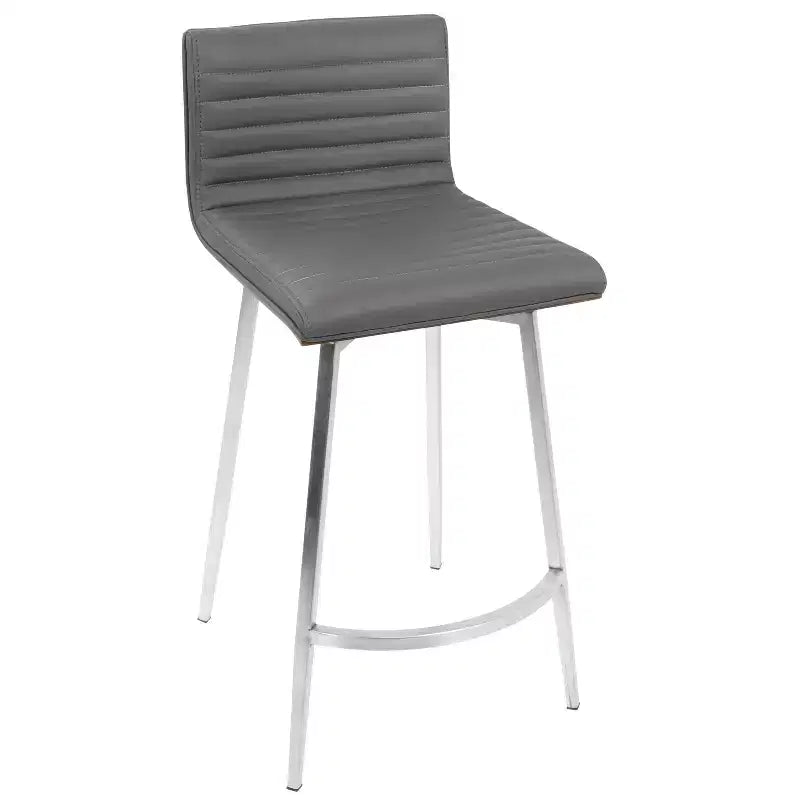 Lot de 2 tabourets de bar contemporains Mason pivotants à hauteur de comptoir - Lumisource