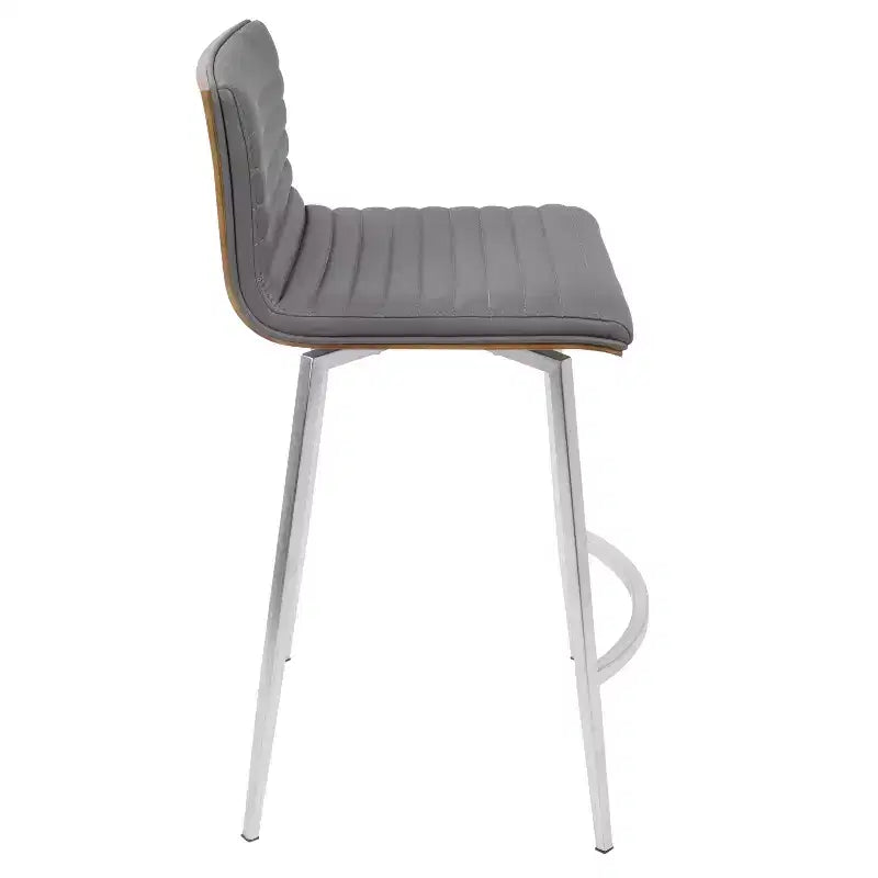 Lot de 2 tabourets de bar contemporains Mason pivotants à hauteur de comptoir - Lumisource
