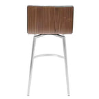 Lot de 2 tabourets de bar contemporains Mason pivotants à hauteur de comptoir - Lumisource
