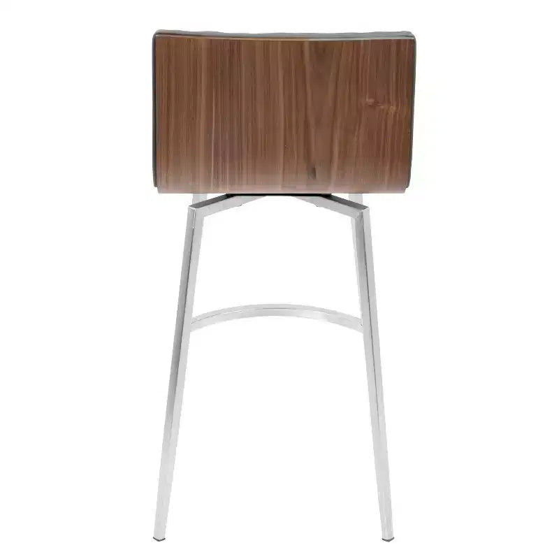 Lot de 2 tabourets de bar contemporains Mason pivotants à hauteur de comptoir - Lumisource