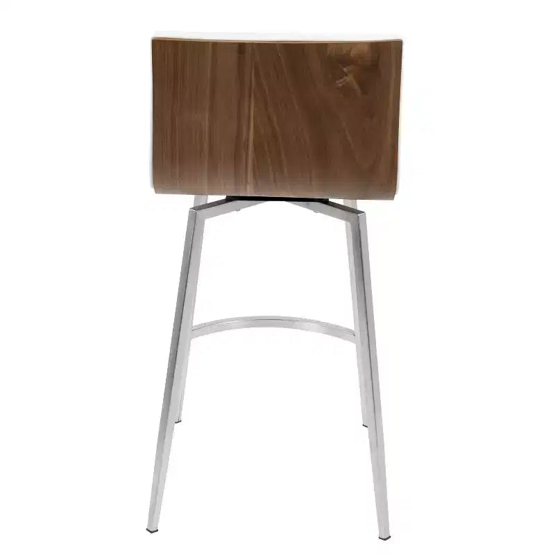 Lot de 2 tabourets de bar contemporains Mason pivotants à hauteur de comptoir - Lumisource