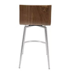 Lot de 2 tabourets de bar contemporains Mason pivotants à hauteur de comptoir - Lumisource
