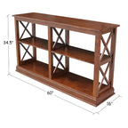 Console de service avec étagères Hampton – International Concepts