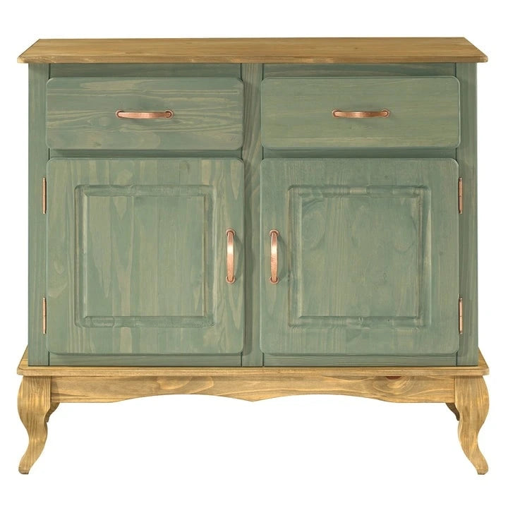 Buffet en bois vert