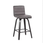 Tabouret de bar à hauteur de comptoir 26 Vienne en similicuir - Armen Living