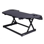 Rehausseur de bureau d'angle assis-debout réglable en hauteur - Rocelco