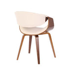 Chaise d'appoint de salle à manger moderne du milieu du siècle Symphony - LumiSource