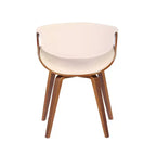 Chaise d'appoint de salle à manger moderne du milieu du siècle Symphony - LumiSource