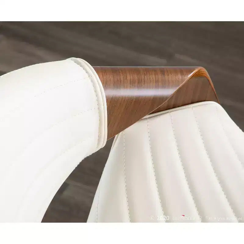 Chaise d'appoint de salle à manger moderne du milieu du siècle Symphony - LumiSource