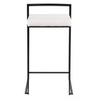 Lot de 2 tabourets de bar contemporains Fuji à hauteur de comptoir 26 po - LumiSource